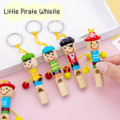 Wooden Pirate Whistle Toy: Playing Instrument, Award, Small Gift