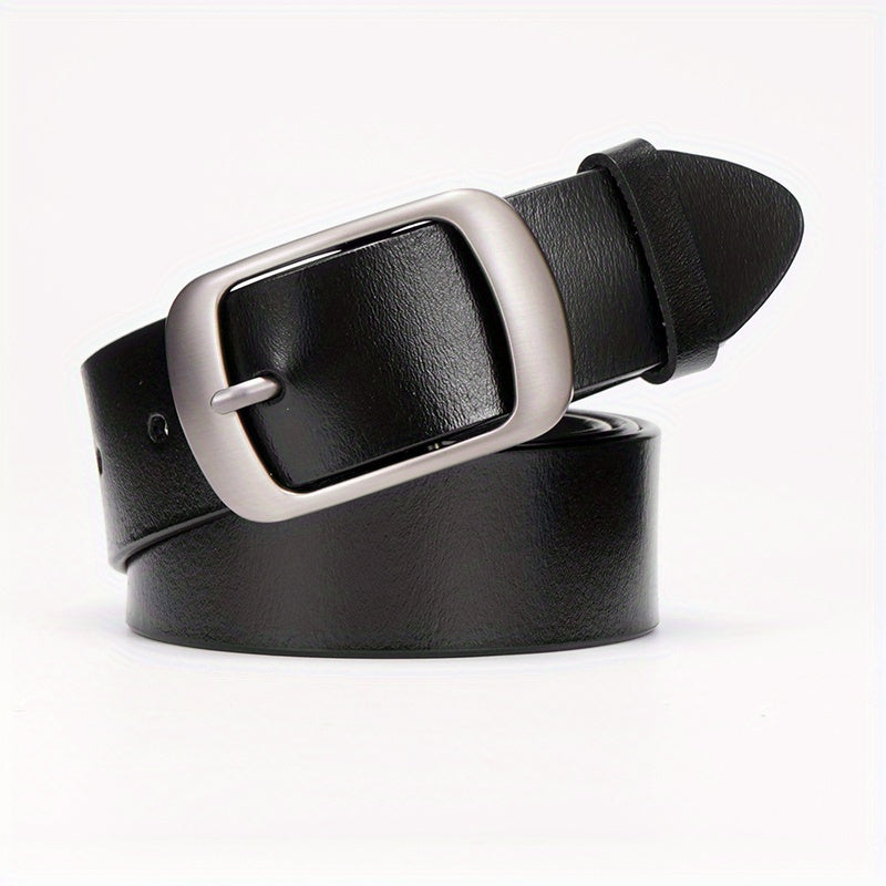  Leather Belt with Pin Buckle Vintage Unisex Jeans Pant Belt