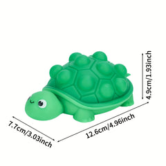 3D Turtle Bubble Popper Finger Toy Quick Release