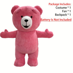 Giant Teddy Bear Inflatable Plush Costume Set 2.6m Options