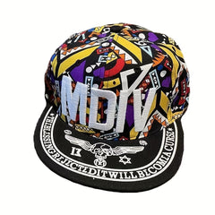MDIV Graffiti Print Snapback Hat Adjustable Dad Cap