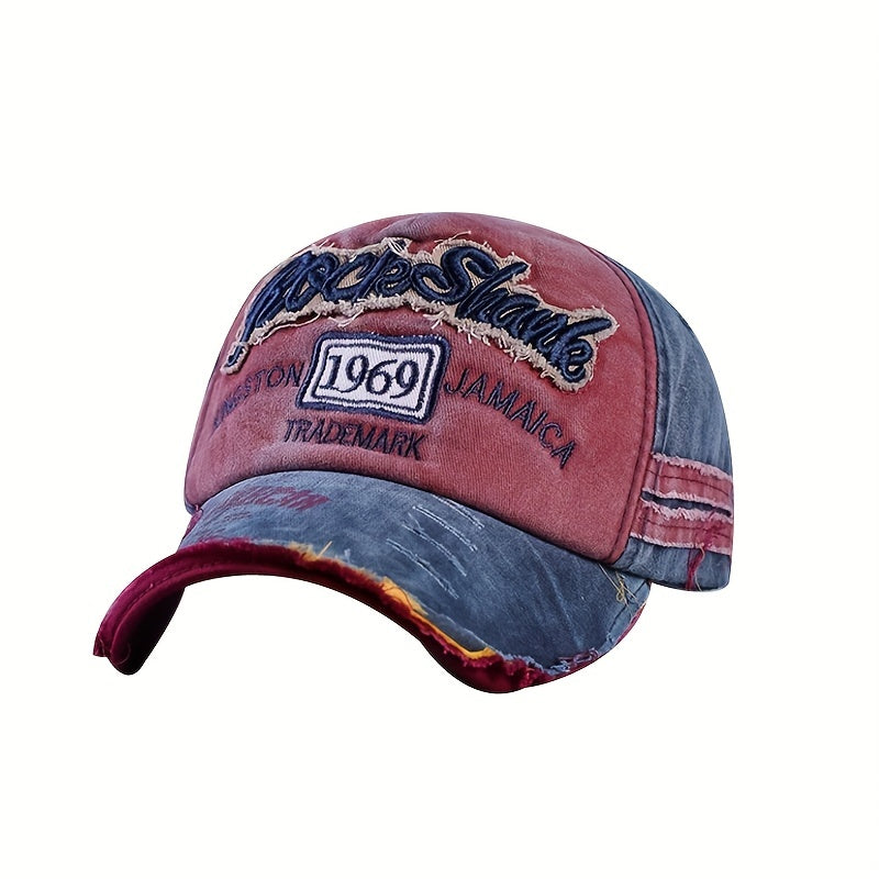 RockShank Alphabets Washed Baseball Cap