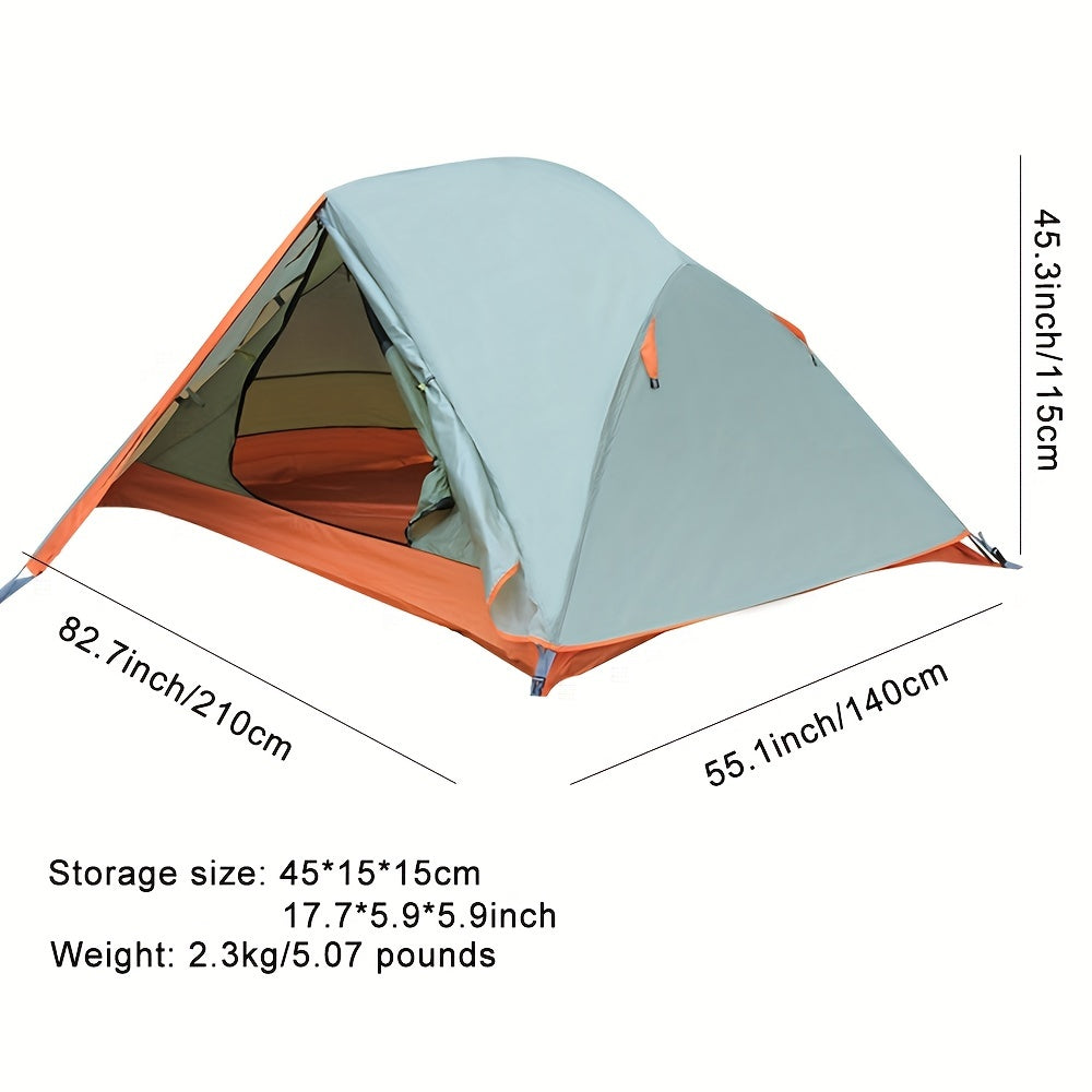 Waterproof Backpacking Tent for 1-2 People - Windproof & Lightweight