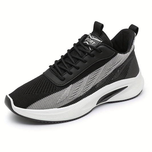 Men's Knit Athletic Shoes for Running Gym Sneakers