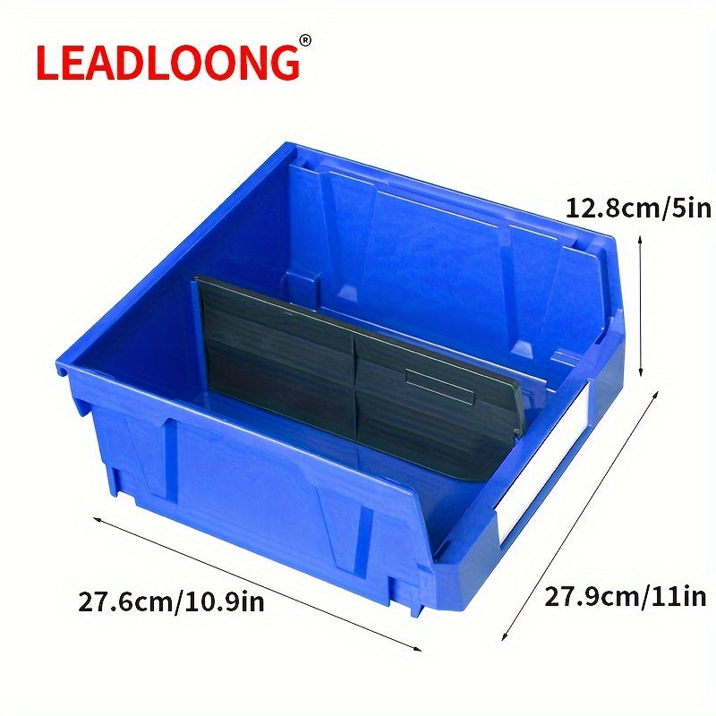6pcs Stackable Tool Storage Bin Combinable Tools Organizer Box