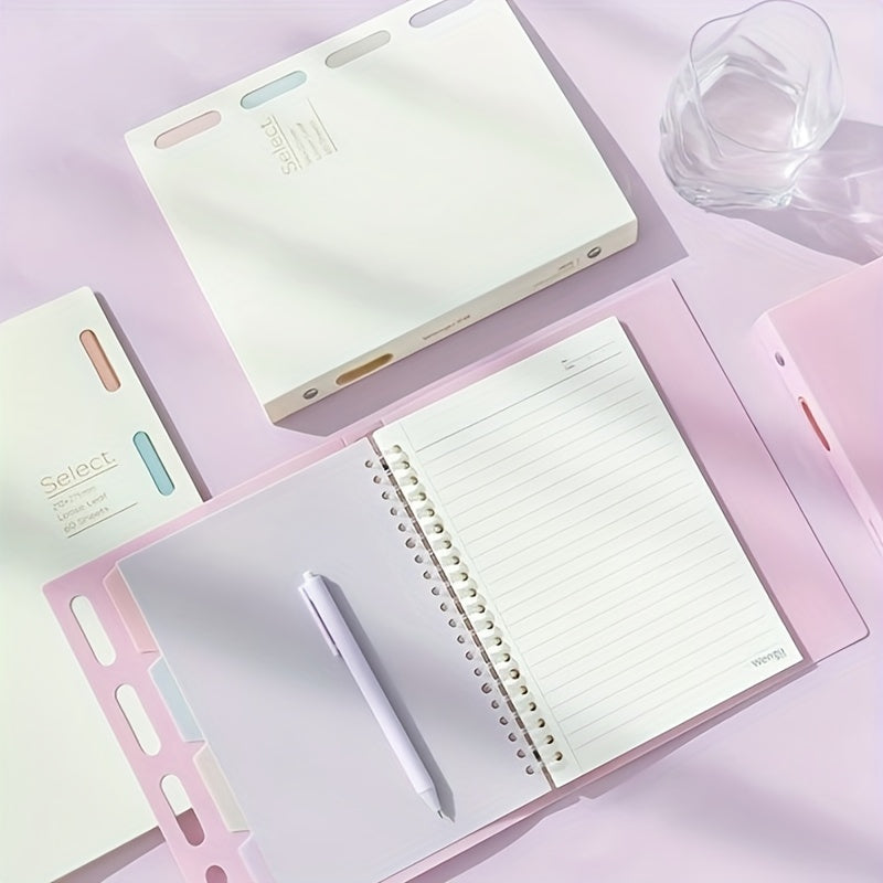 A5 Detachable Coil Notebook with 4 Index Pages