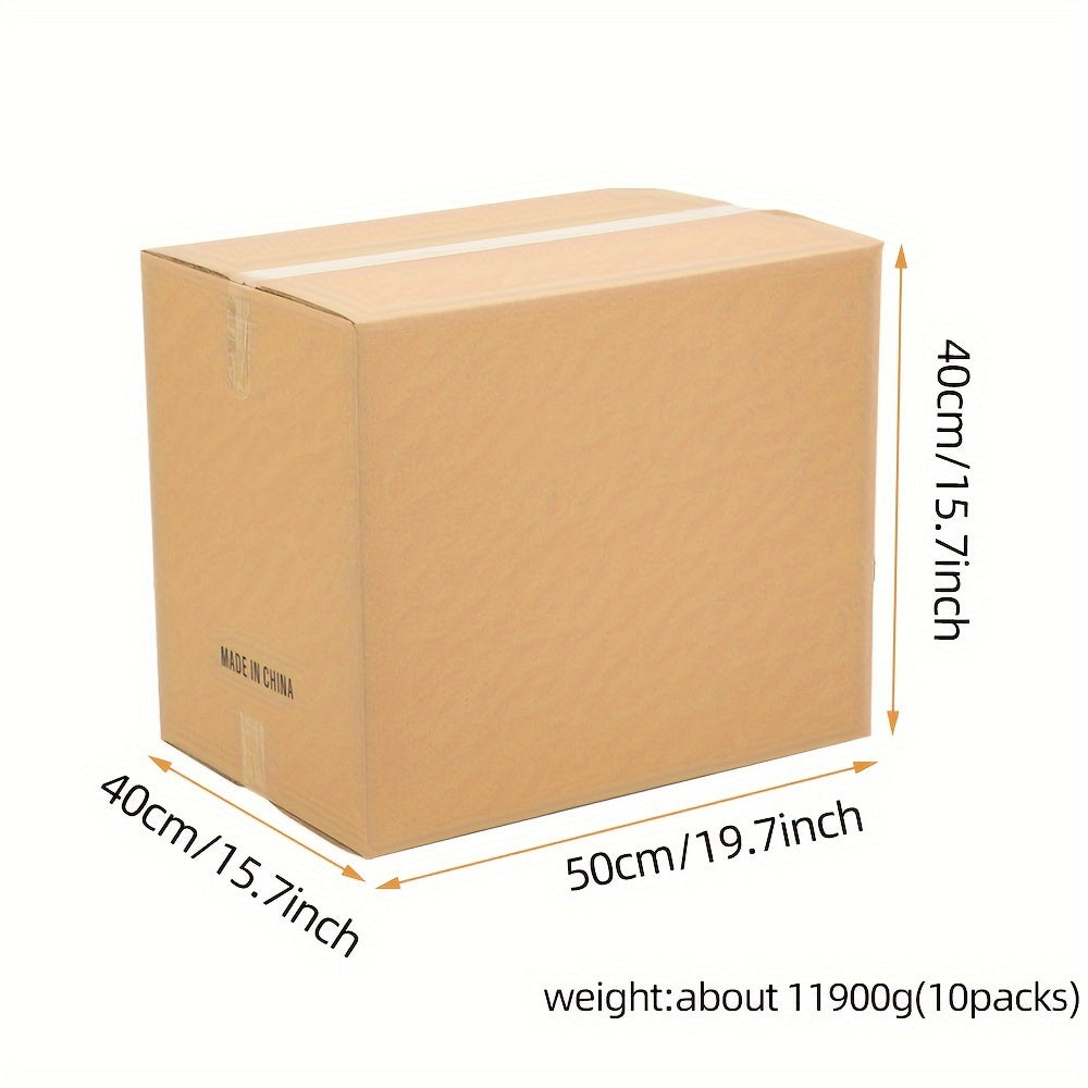 10pcs Ultra Hard Corrugated Moving Paper Boxes Large Storage Boxes