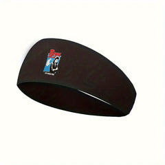 Men's Punk Style Sports Headband Breathable Mesh Sweat Band Reusable Gym Running