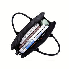 Men's Canvas Briefcase Office File Bag Laptop Business Bag
