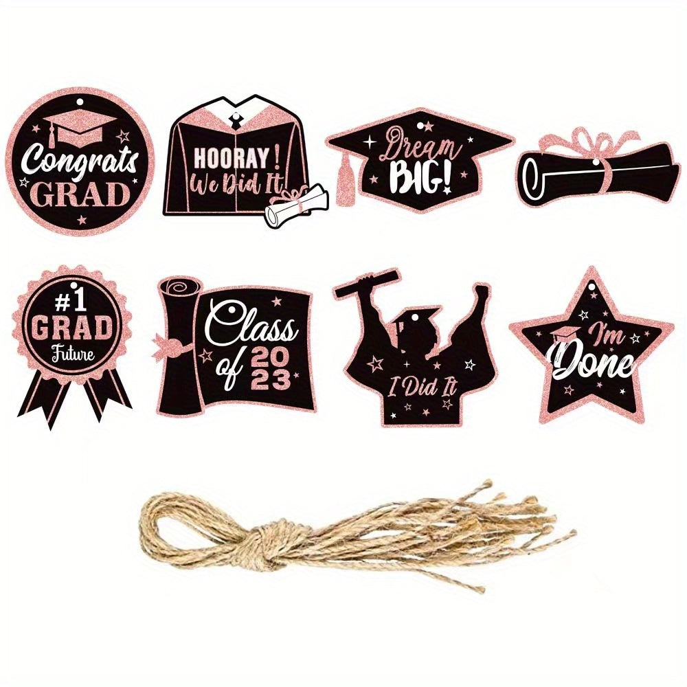 8PCS Graduation Party Decoration Pendant Set
