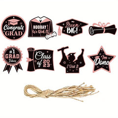 8PCS Graduation Party Decoration Pendant Set