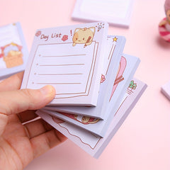 Cat Style Sticky Notes for Students - 80 Pieces