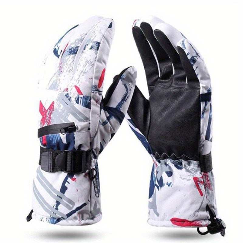 Unisex Waterproof Winter Ski Gloves for Snowboarding