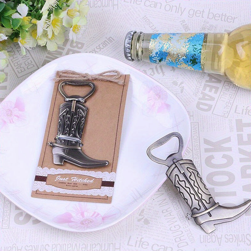 Cowboy Boot Bottle Opener for Home Kitchen Weddings