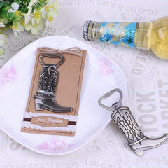 Cowboy Boot Bottle Opener for Home Kitchen Weddings