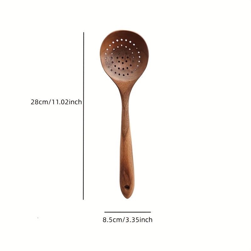 Wooden Cooking Utensils Non-stick Spatula Frying Shovel Kitchenware Set