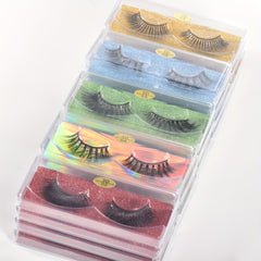 10 Styles 8 Layer False Eyelashes Long Lasting 3D Lashes Natural Look