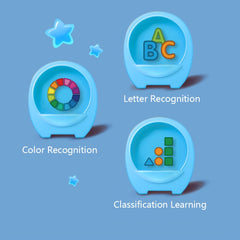 52pcs Transparent Plastic Capital Letters Set - Colorful Letters for Ears