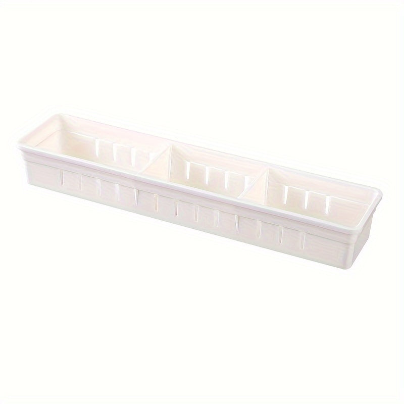 Removable Drawer Divided Storage Box for Kitchen Tableware and Jewelry