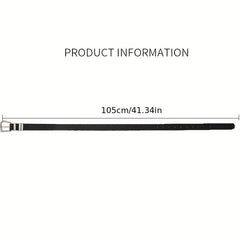 Fashionable Wind Trapezoidal Metal Waistband with Pin Buckle