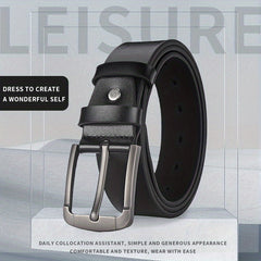 Men's Buckle Belt for Outdoor Party Holiday Business Gift