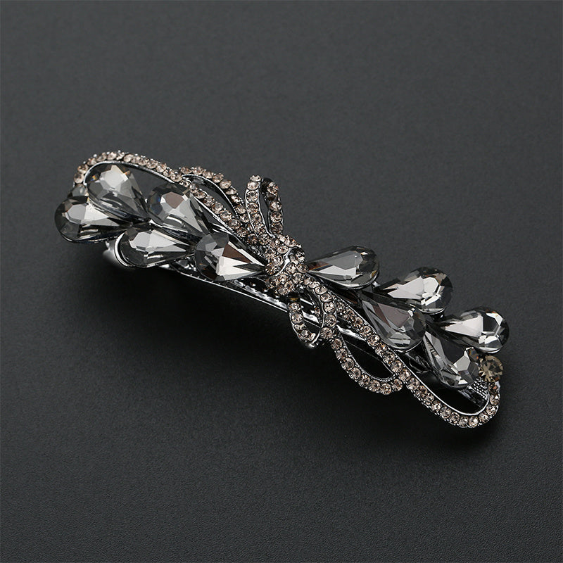 Colorful Crystal Hair Clip Retro Barrette Hairpin Hair Accessories