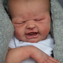 19 Inch Reborn Baby Doll with 3D Skin Painted Hair Visible Veins