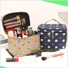 Large Travel Makeup Bag Waterproof Cosmetic Case for Women and Girls