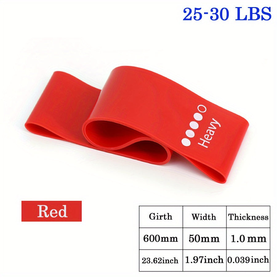 Yoga Resistance Belt for Leg Thigh Hip Arm Training Elastic Tpe Pilates
