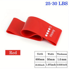 Yoga Resistance Belt for Leg Thigh Hip Arm Training Elastic Tpe Pilates