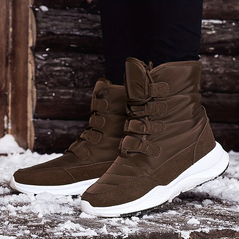 Women's Waterproof Snow Boots Comfortable Winter Warm High Top Outdoor Boots