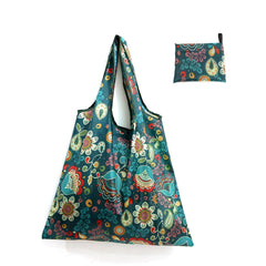 Reusable Grocery Bags With Handles Foldable Washable Shopping Tote Bag