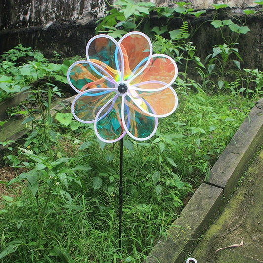 Windmill Toy Bird Repellent Outdoor Decoration for Kids