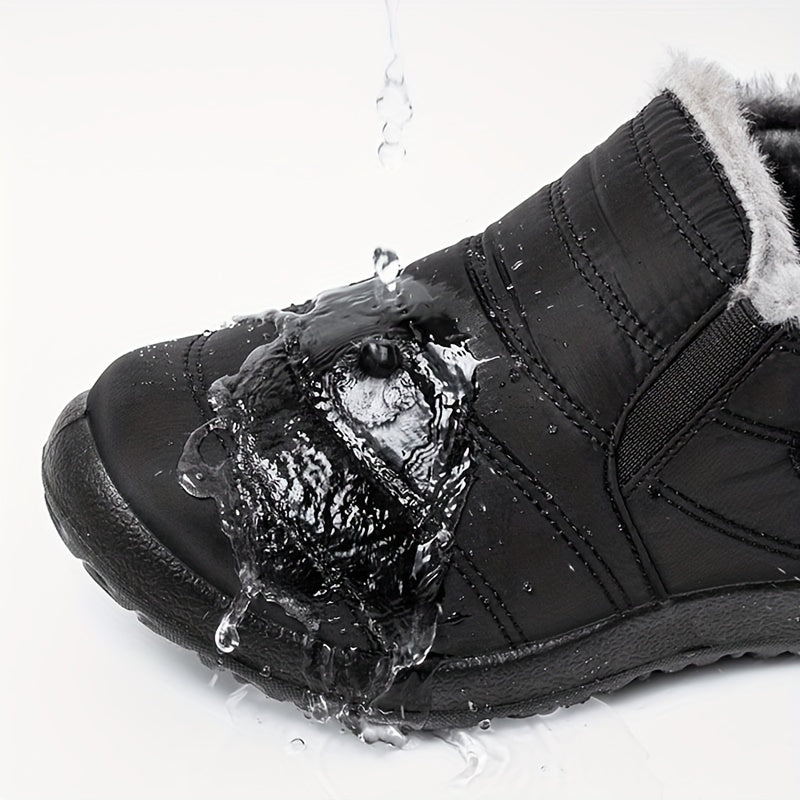 Women's Waterproof Snow Shoes Warm Winter Ankle Shoes
