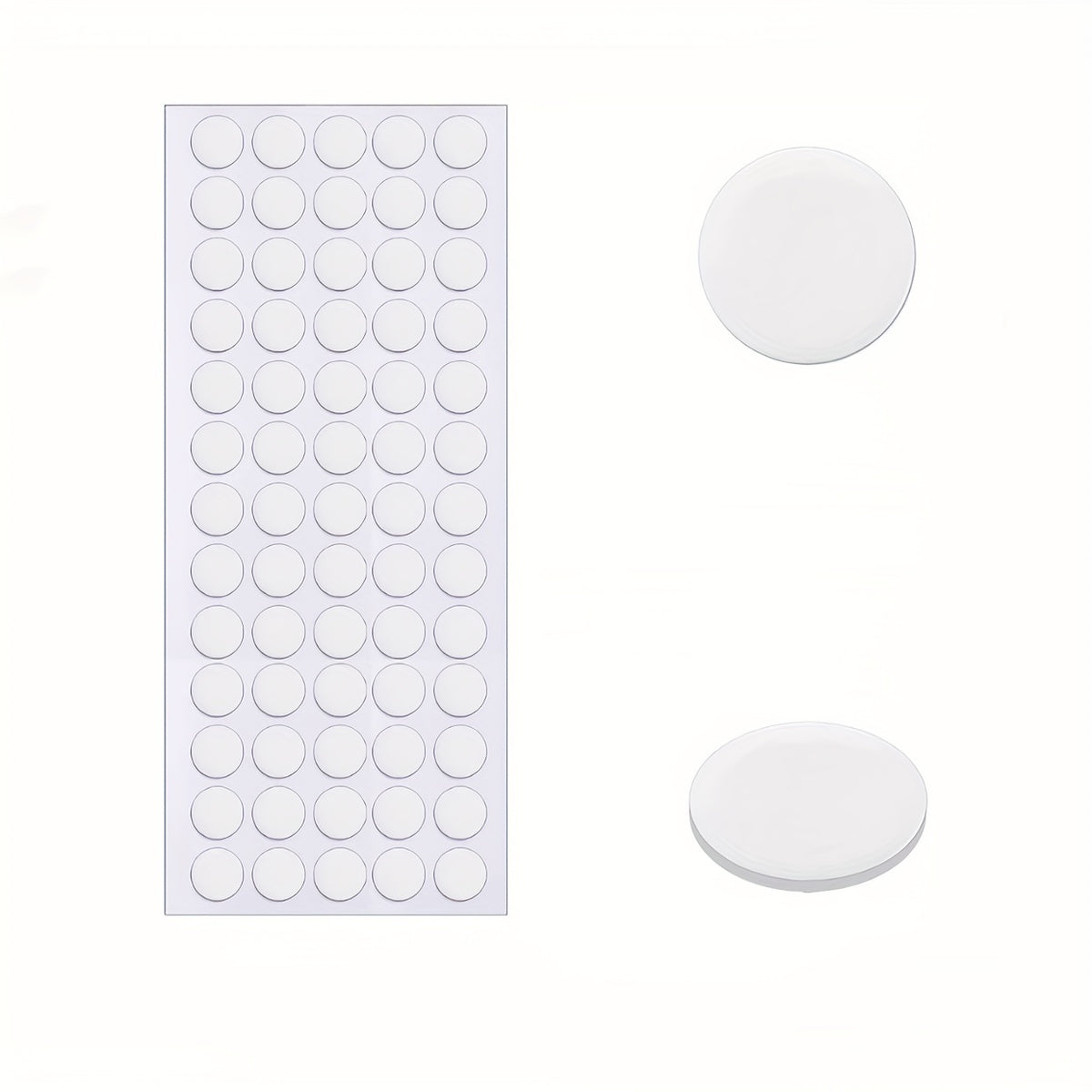 100pcs Double Sided Sticky Stickers Dots Clear Sticky Tack