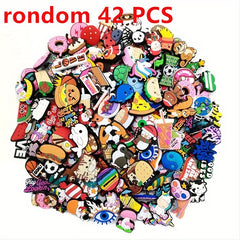 Random Funny Shoe Charms Decoration 12/22/52/102pcs