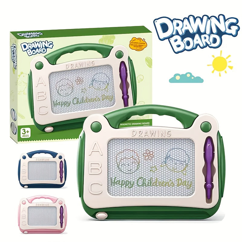 Kids Drawing Board Erasable Doodle Writing Pad - Easter Party