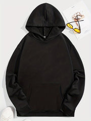 York Print Hoodies For Men Graphic Fleece Sweatshirt With Kangaroo Pocket