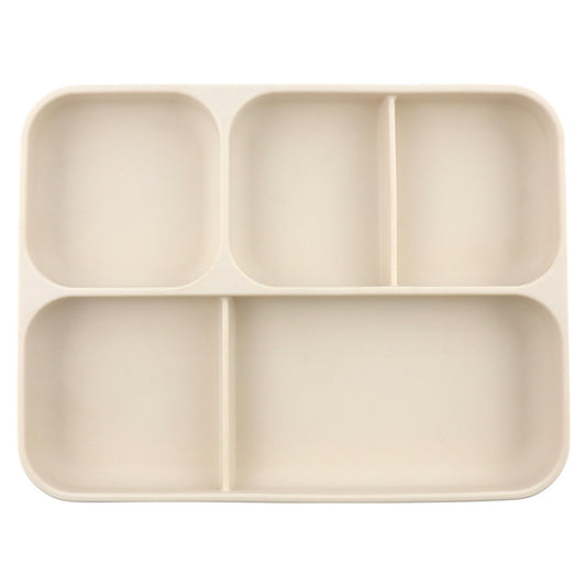 Silicone Divided Plate Spill-Proof Easy-To-Clean BPA-Free Bowl for Baby & Toddle