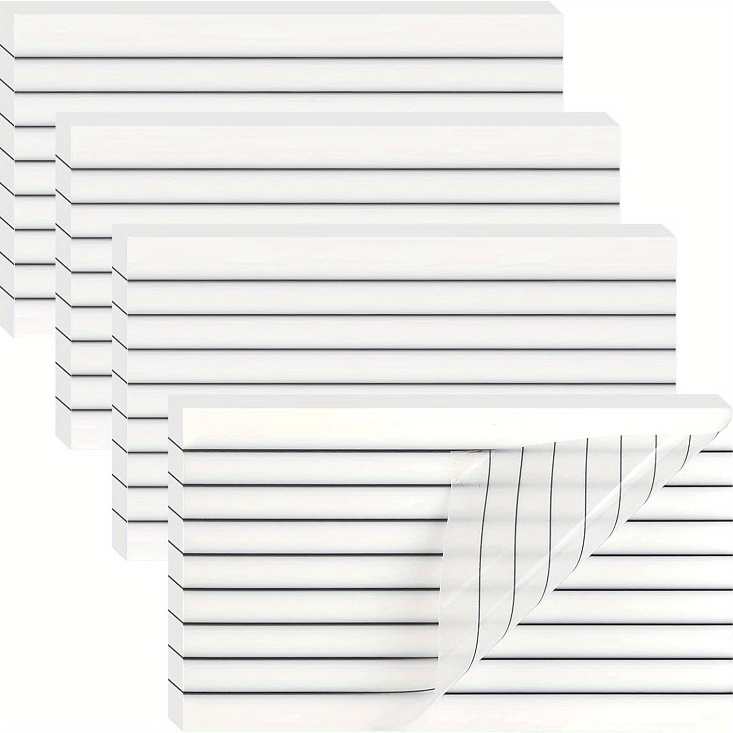 200 Sheets Line Transparent Sticky Notes Combo Pack