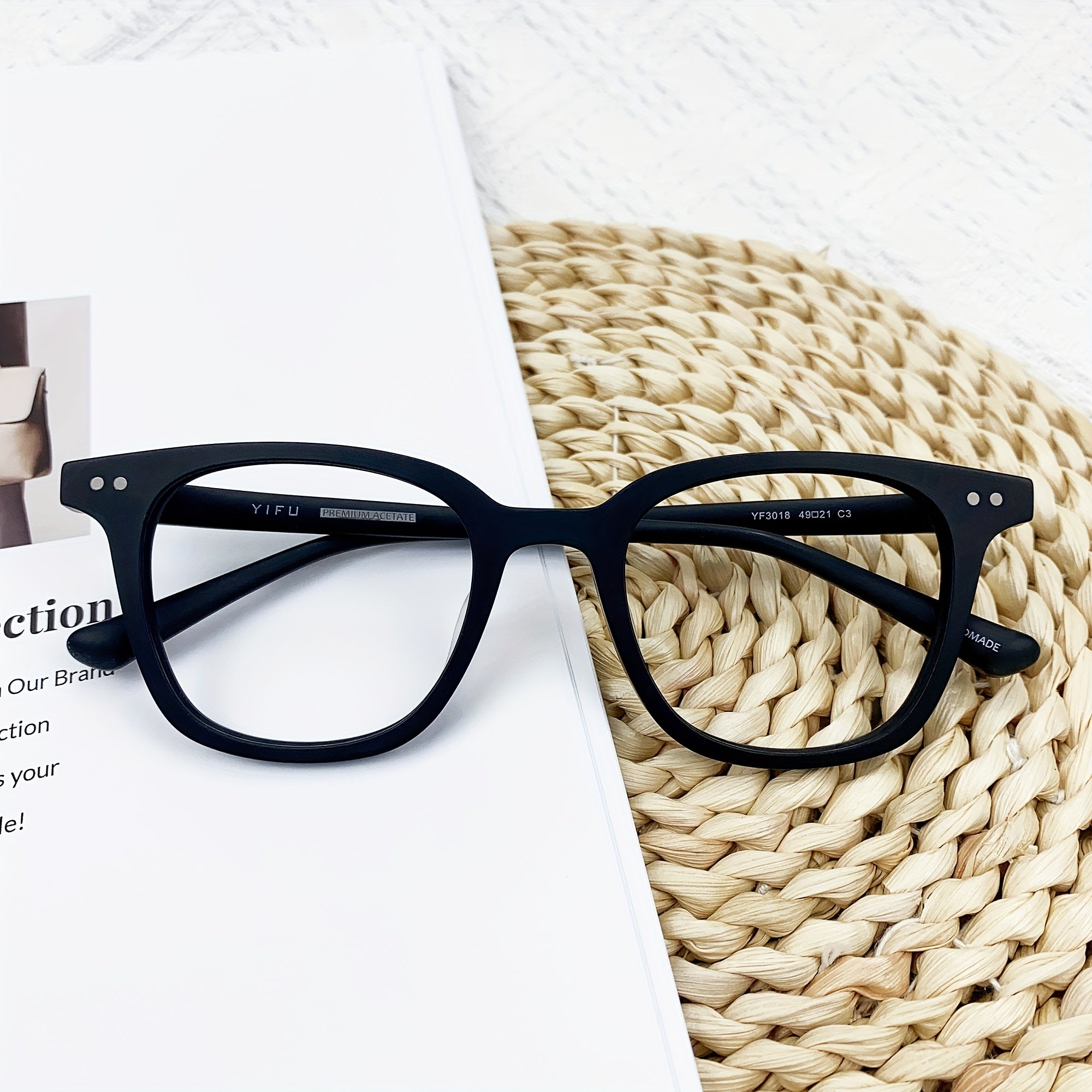 Square Frame Blue Light Blocking Glasses Unisex