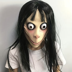 Horror Devil Mask Scary Challenge Games Evil Costume Halloween Creepy Cosplay