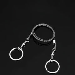 2pcs Portable Survival Saw Small Steel Wire Saw Pocket Saw For Outdoor Camping