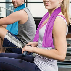 Microfiber Cooling Towel for Yoga Sports Gym Camping Running - Soft & Breathable