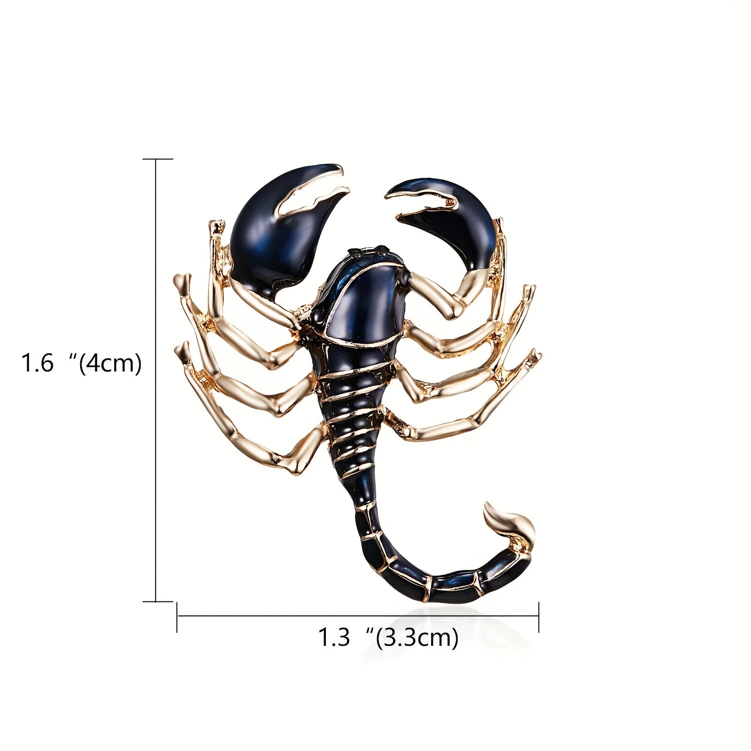 Men's Scorpion Pins, Animal Themed Fashion Accessories