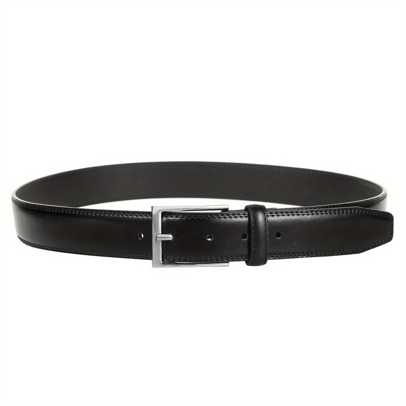 Men's Casual Leather Buckle Belt for Boyfriend's Birthday