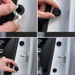 8pcs Car Door Shock Absorber Pads - Protect Vehicle from Collisions & Scratches