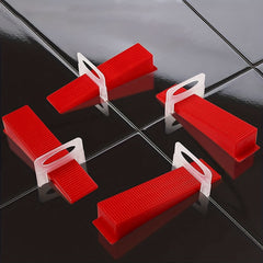 100pcs Tile Leveling System Plastic Wedges Tile Leveling Clips