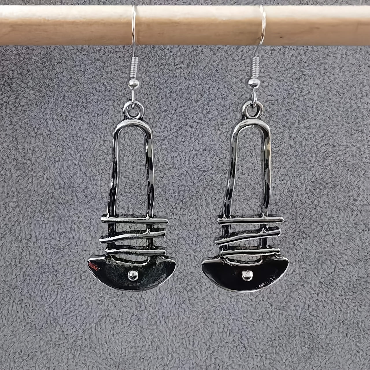 Boho Vintage Geometric Pendant Earrings Women Jewelry