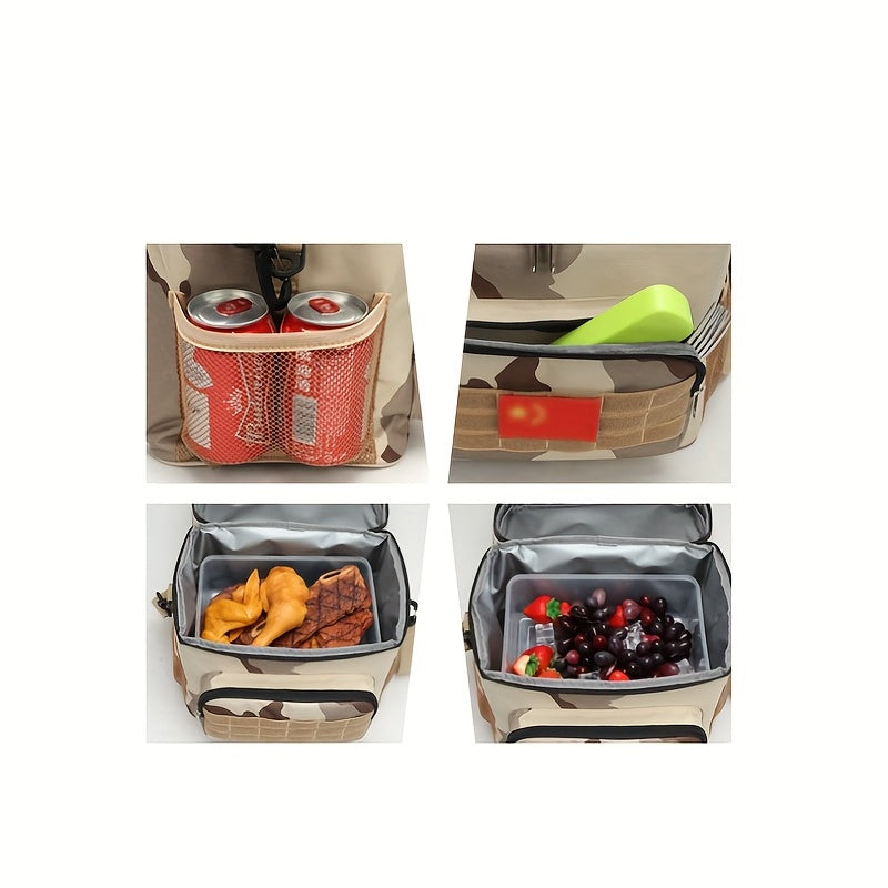 Waterproof Camouflage Insulation Bag PEVA Oxford Bag For Camping